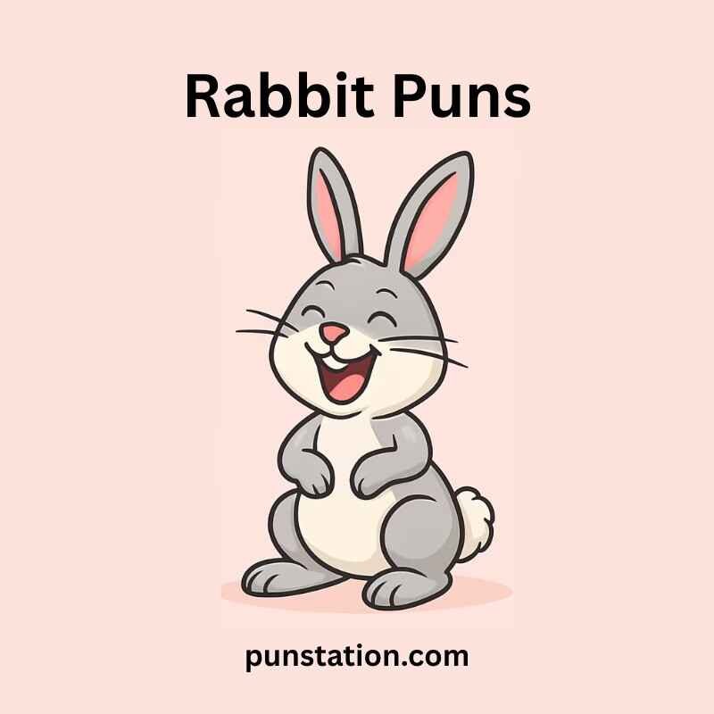 Funny Cartoon Rabbit Puns