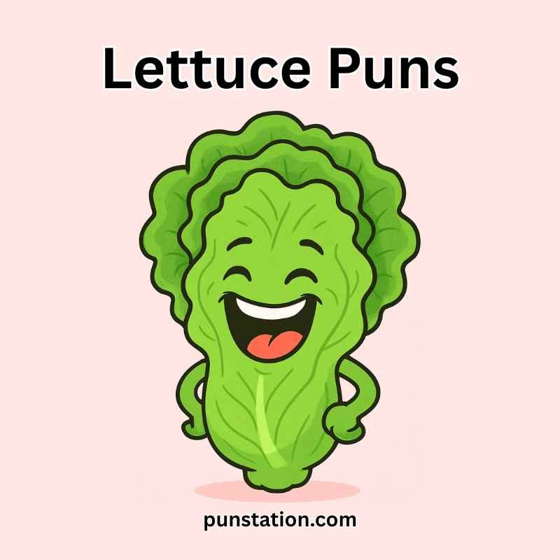 Funny Cartoon Lettuce Laughing