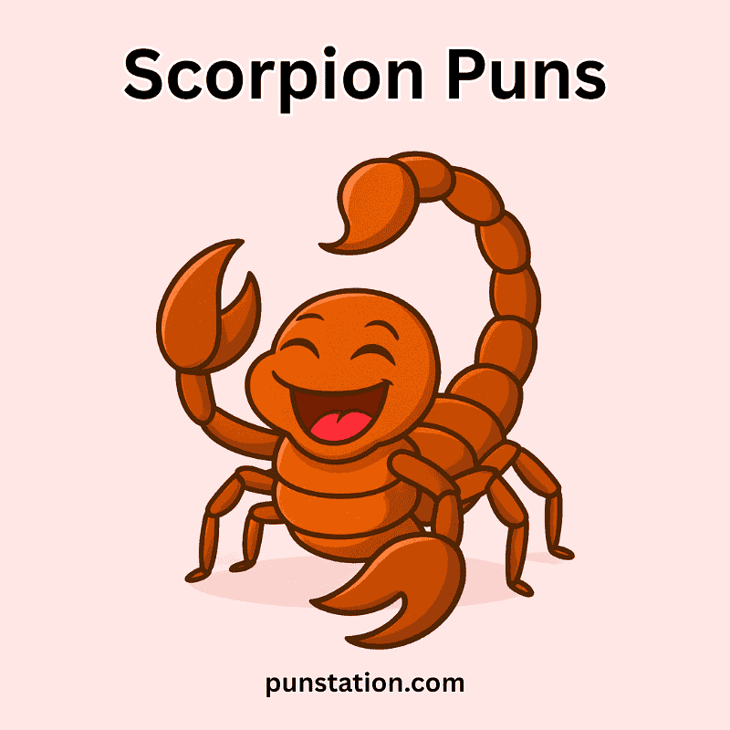 Funny Cartoon Scorpion Laughing