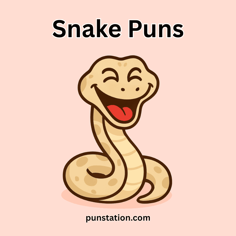 Cartoon Snake Laughing