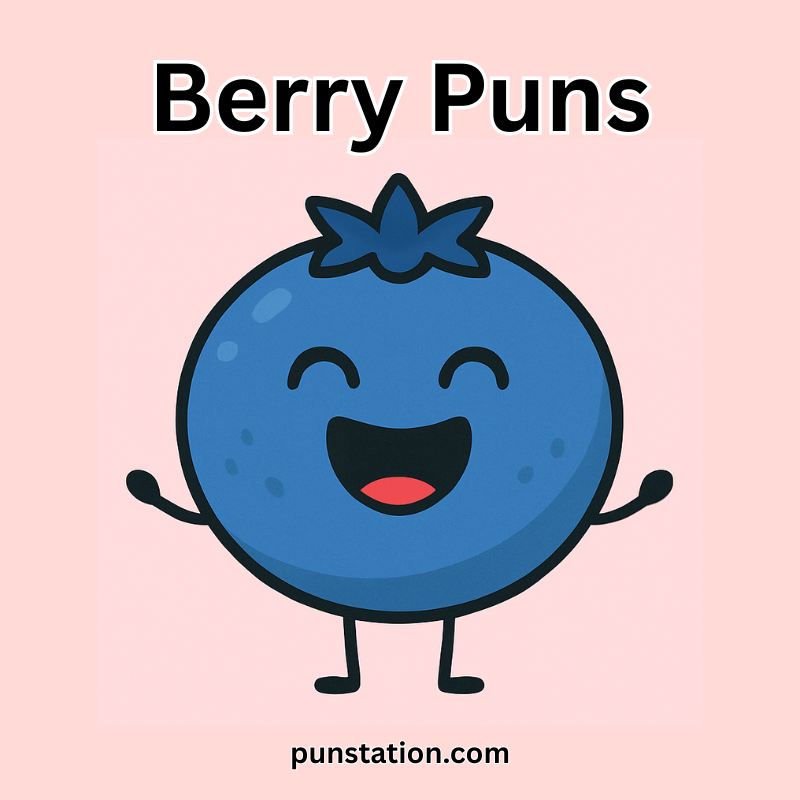 Cartoon berry laughing