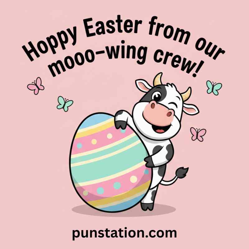 Cow Puns For Easter Day