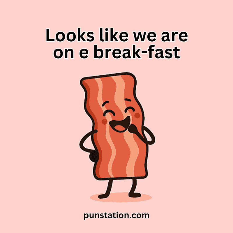 Funny Bacon laughing at funny text