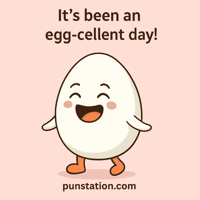 funny easter egg laughing under funny text