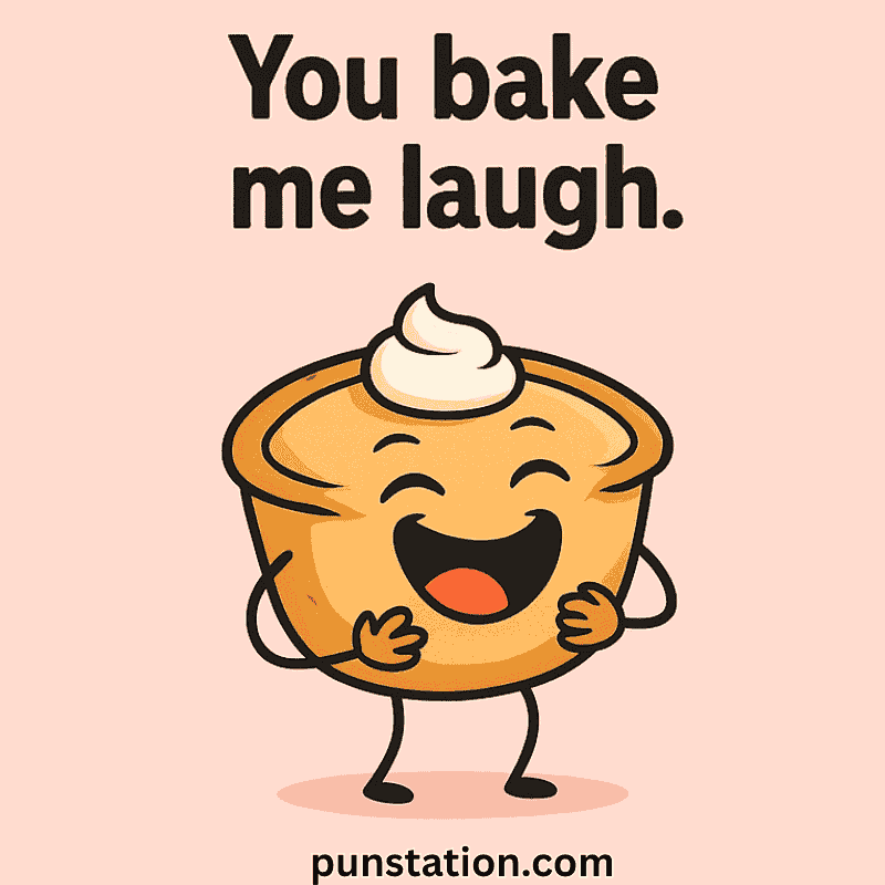 Funny Baked Pie Under Short Pie Pun
