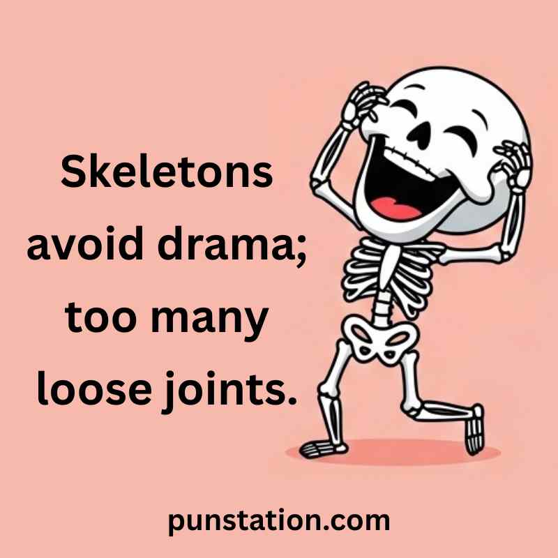Skeleton Clever Pun
