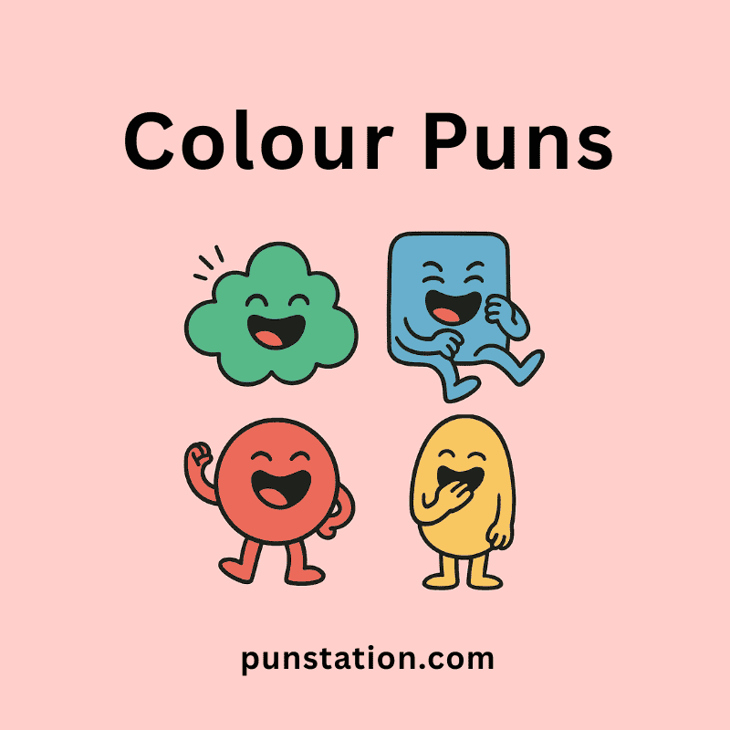 Random Colour Puns Laughing under text colour puns