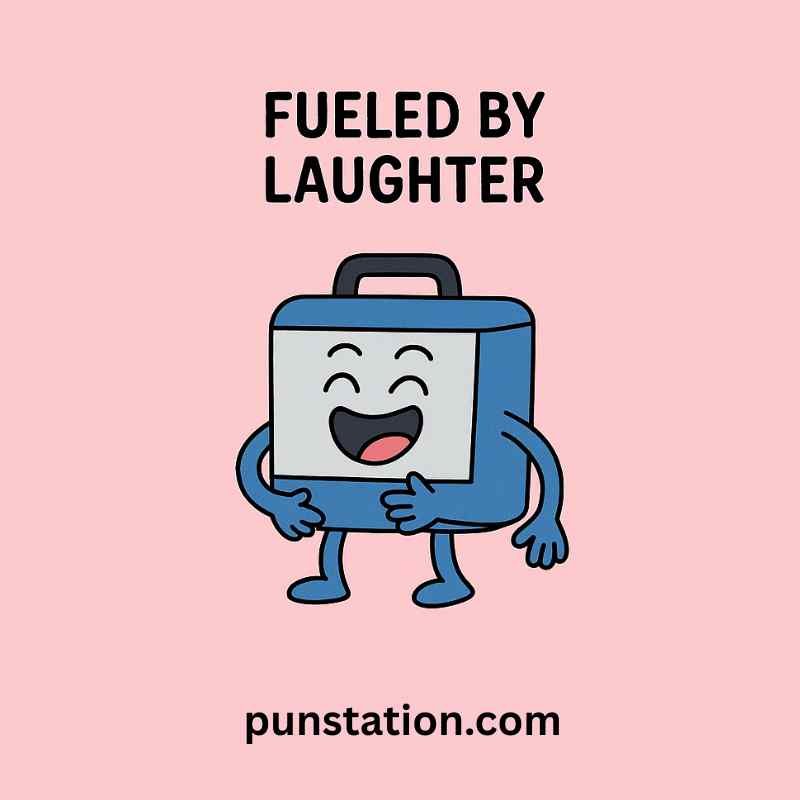 Funny Generator Cartoon Is Laughing with three hands Under Funny Text