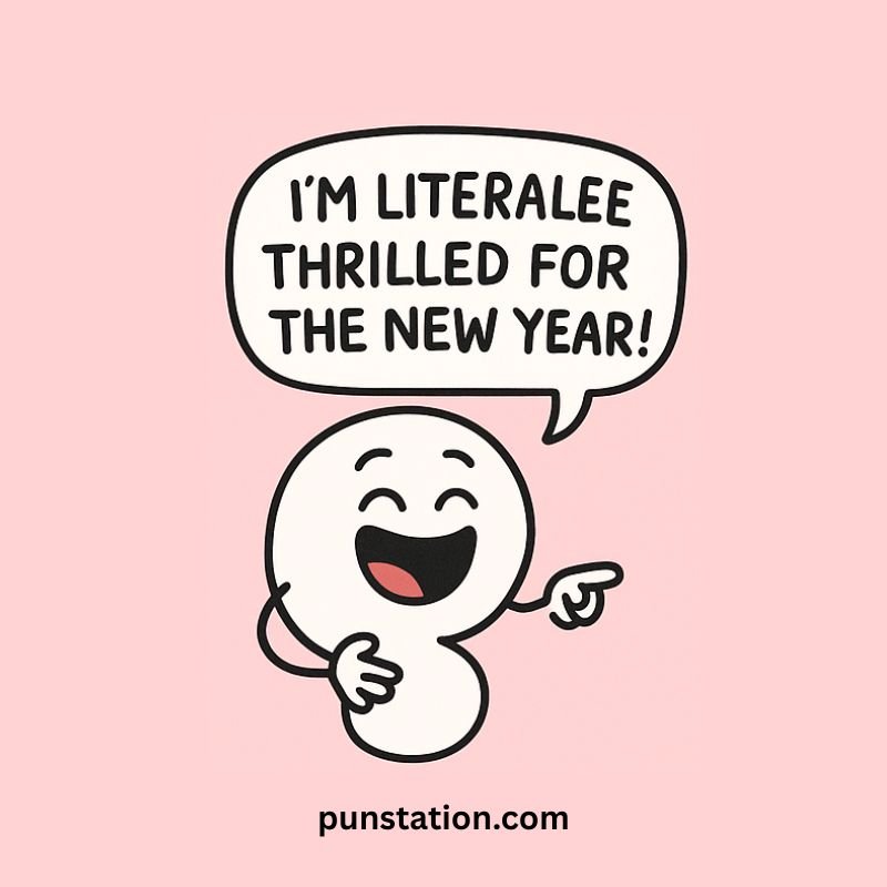 random cartoon is laughing with funny pun in comment box