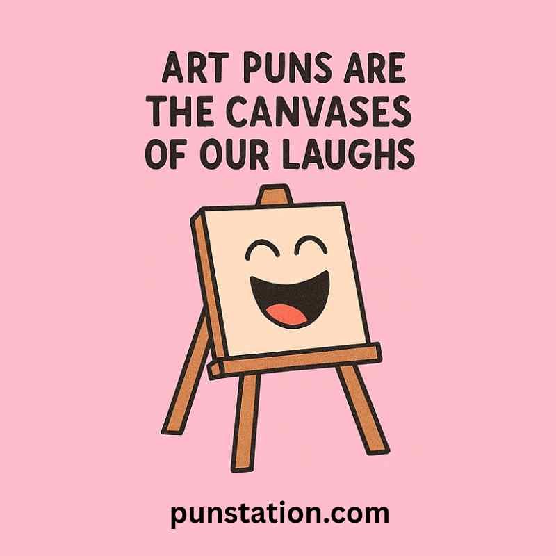 Funny canvas cartoon is laughing with funny text