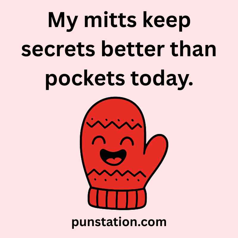 Mitten Funny Pun