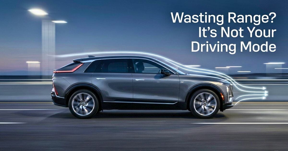 Do the Driving Modes in Cadillac Lyriq Offer Different Ranges or Battery Usage?