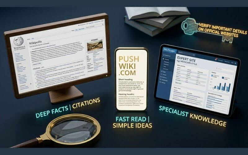 Pushwiki com vs Better Known Sites