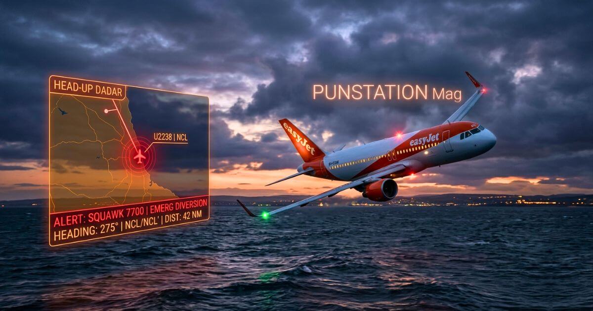easyJet Flight U2238 Emergency Landing Newcastle