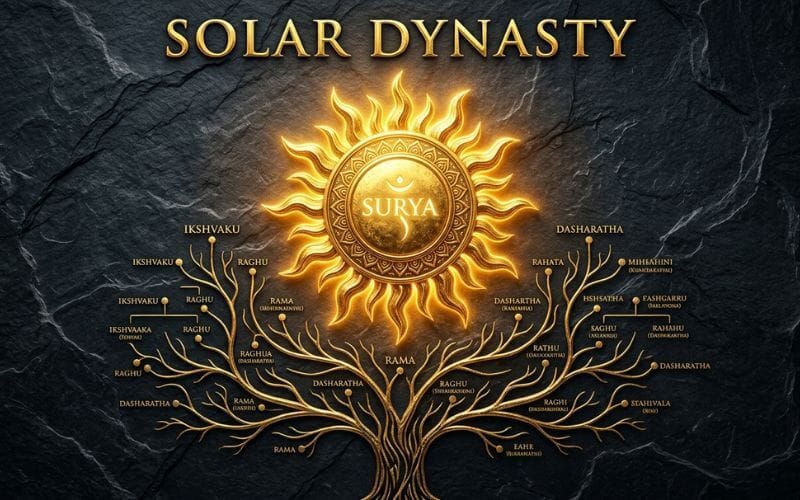 Visual representation of the Valplekar Suryavanshi Gotra and Solar Dynasty.