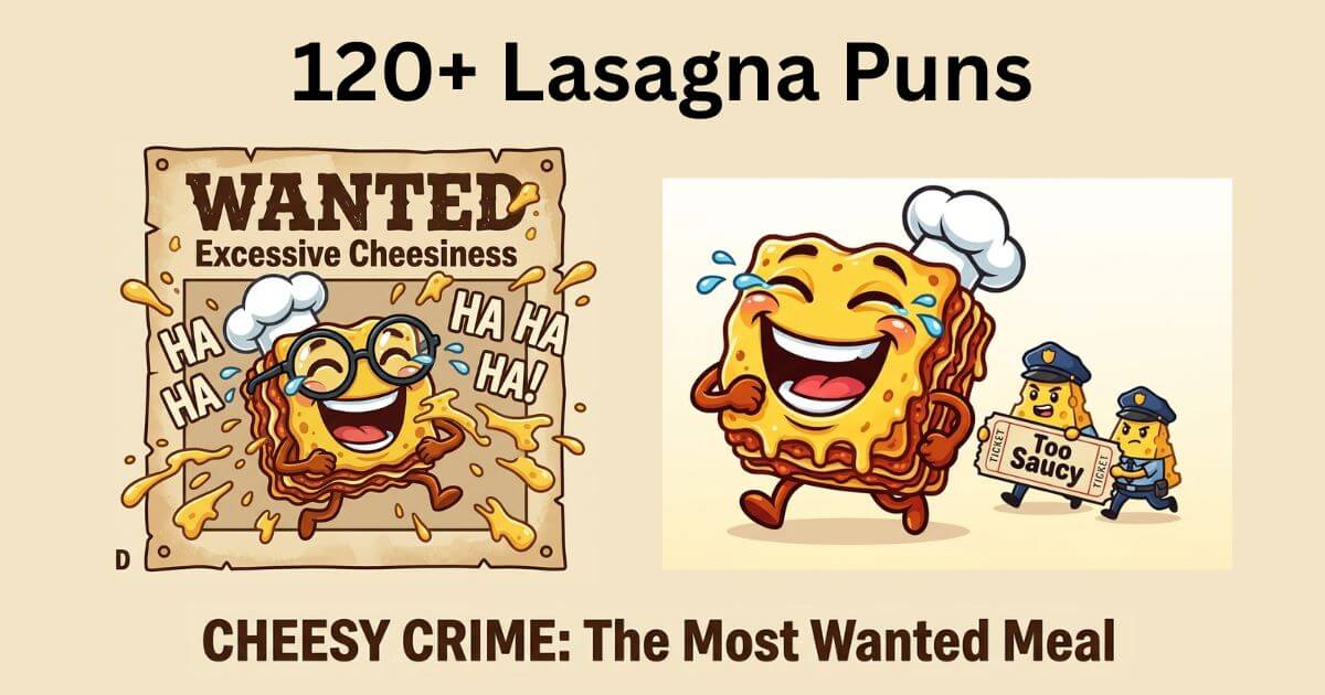 Lasagna puns and jokes