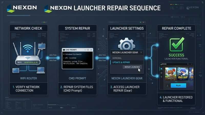 Professional technical guide to repair Mabinogi launcher errors