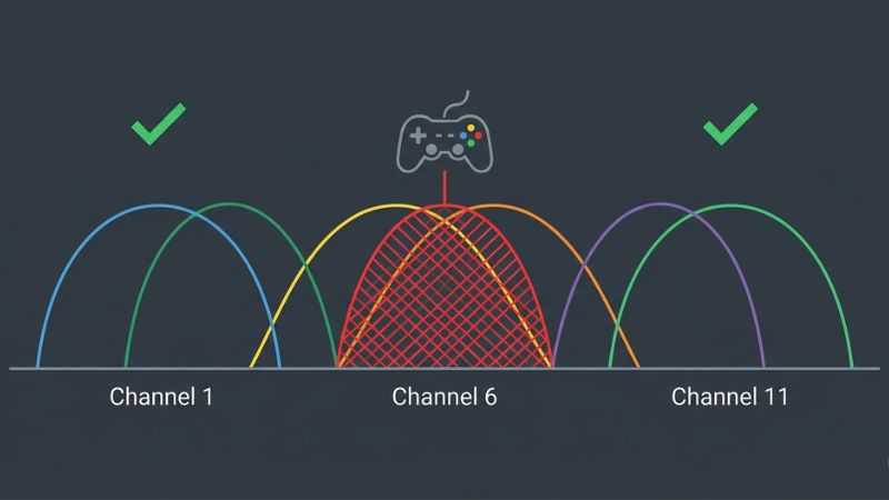 Fixing 2.4GHz radio frequency interference to optimize controller signal range.