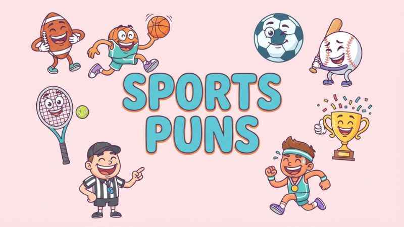 Sports puns and jokes about athletes, games and competition