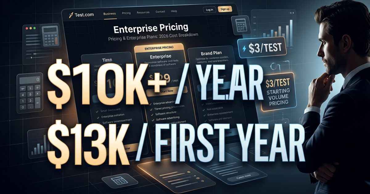 Test.com Enterprise pricing starts