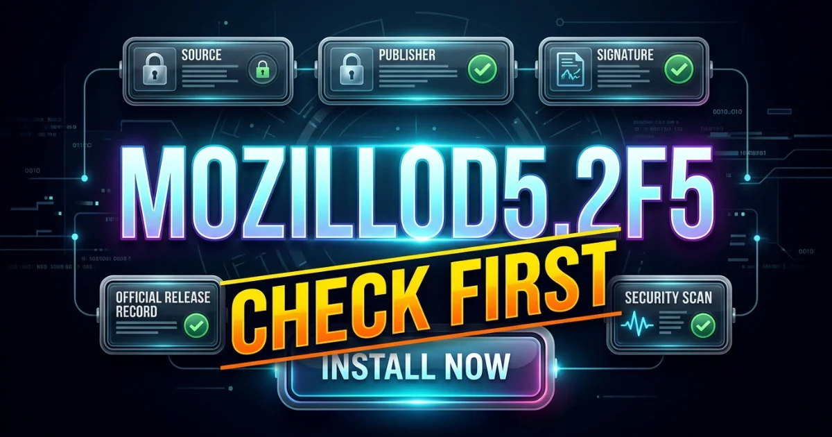 new software name Mozillod5.2f5