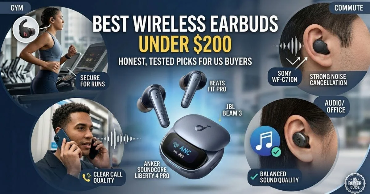 best wireless earbuds under 200 dollars 2024