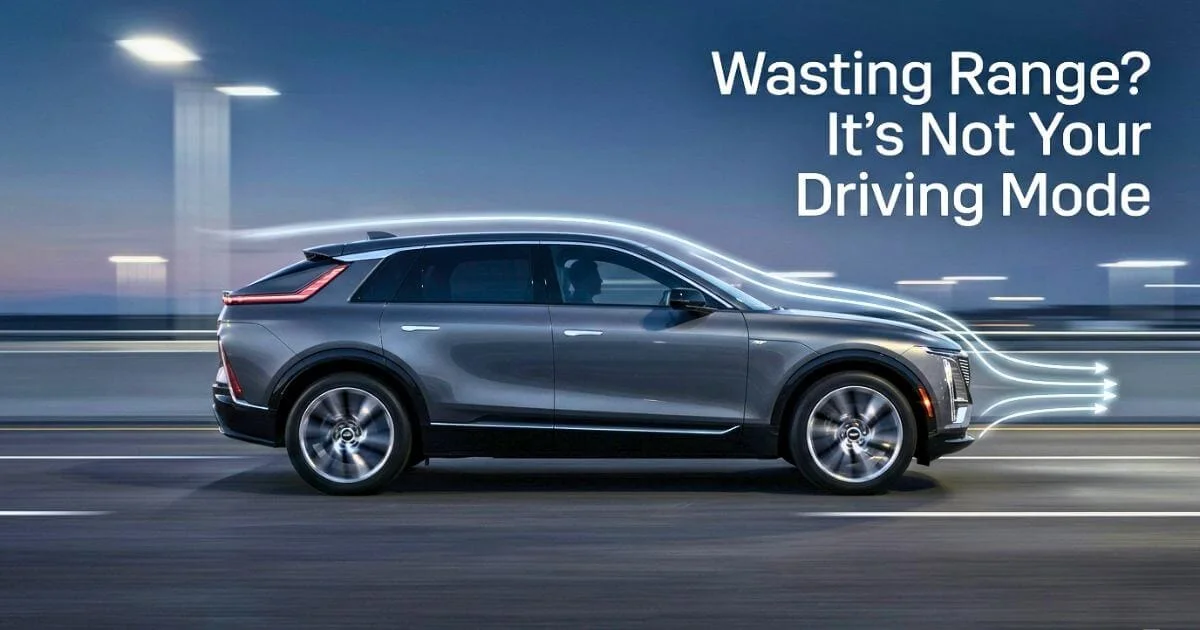 Do the Driving Modes in Cadillac Lyriq Offer Different Ranges or Battery Usage?