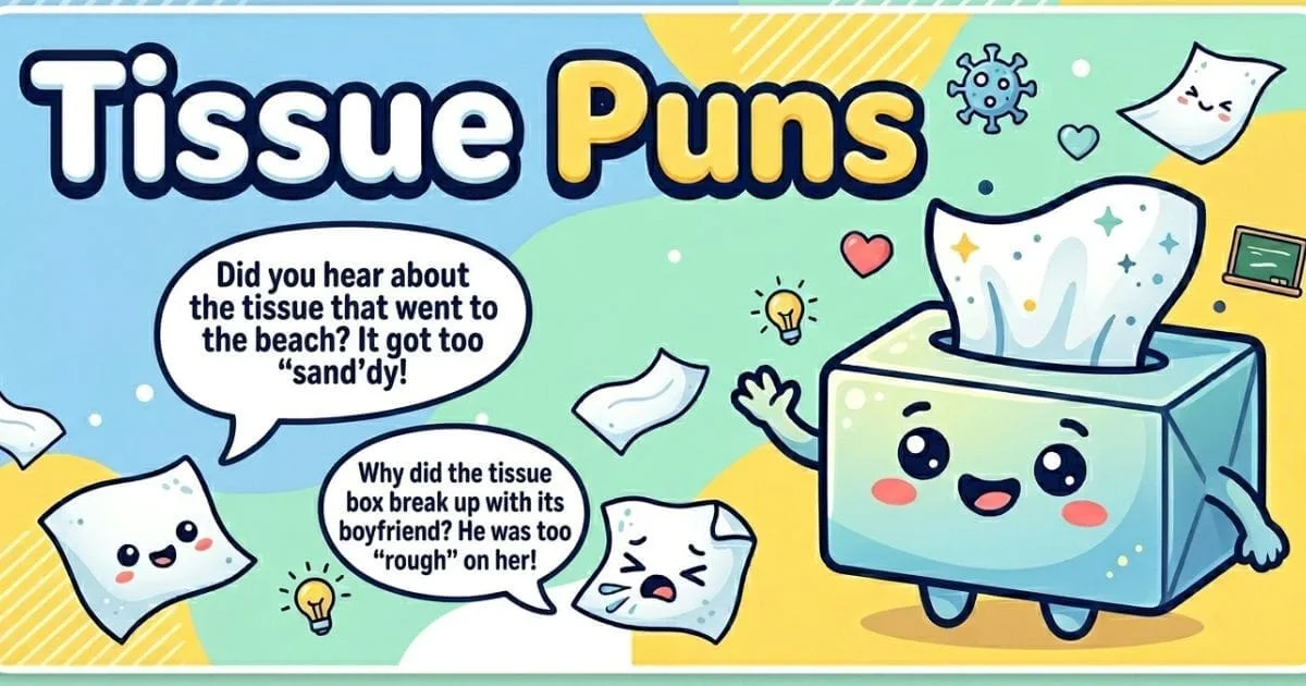 Tissue puns and jokes